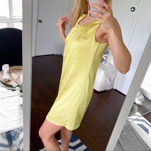 🎾 HM LIME GREEN SILKY SUMMER DRESS! - Picture 3 of 11